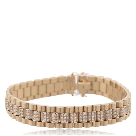 rolex style platinum bracelet